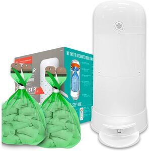 My Twist’R Diaper Pail with Refill Bags Included - Hands Free